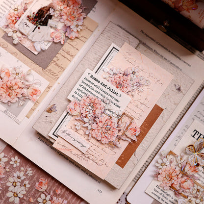 Whole Roll 5.5cm*6m Orange Shadow Die Cutting Shell Light PET Tape featuring orange, shadow, and light designs for journaling, scrapbooking and collage