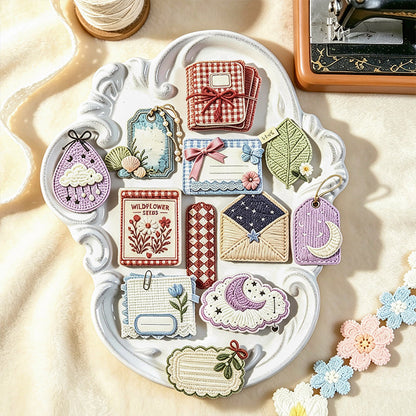 Weaving Narrative Series Sticker for journaling, scrapbooking and collage