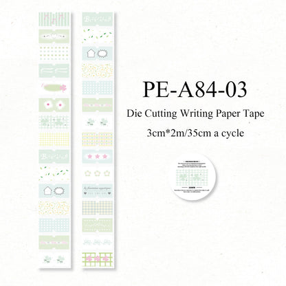Showa Monologue series Die Cutting Writing Paper Tape