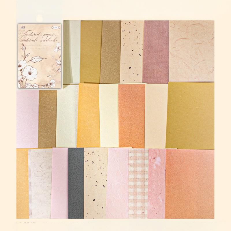 Retro Basic Planner Material Book 50Pcs Material Book