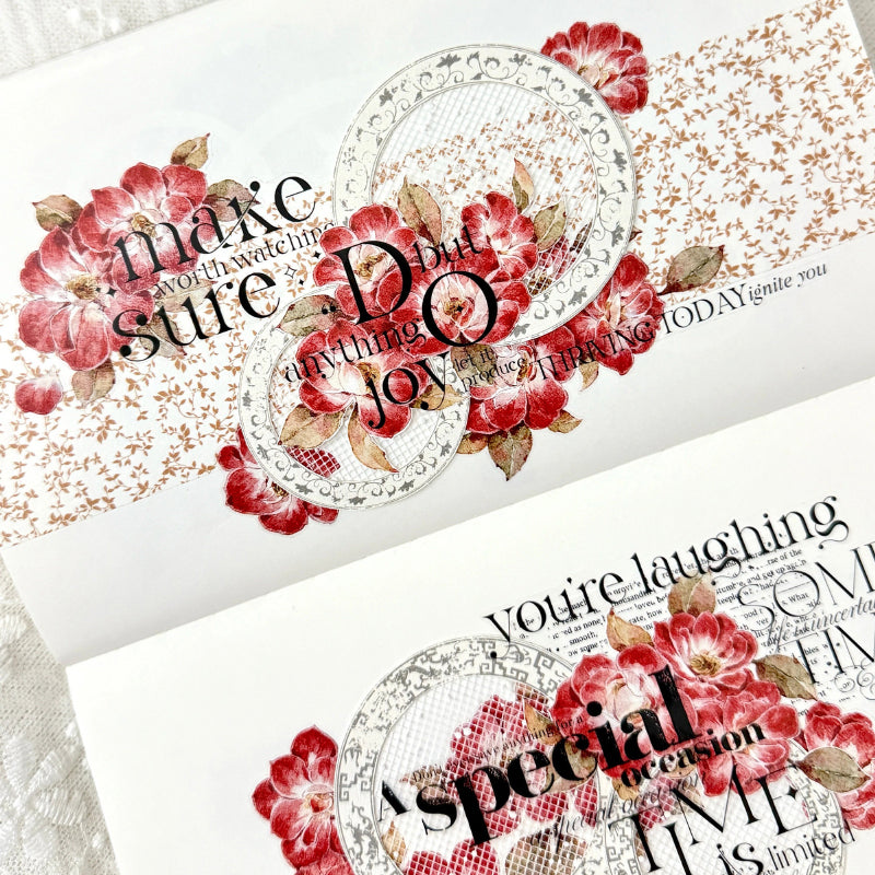 4.5cm*250cm Life Quotes PET Tape for journaling, scrapbooking and collage