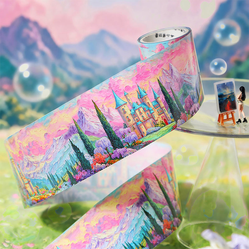 Dream Estate Series PET Tape featuring dream designs for journaling, scrapbooking and collage