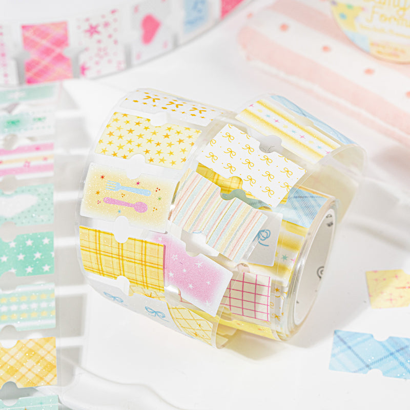 Dream Recipe Series Die Cutting Flash Self-adhesive Tape featuring dream designs for journaling, scrapbooking and collage