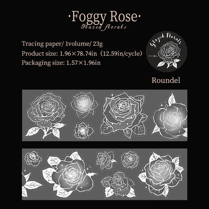 Glass Flower Series Sulfuric Acid Paper Tape