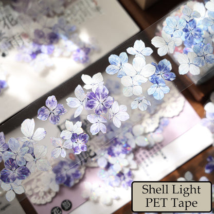 Starry Flower Sea Die-Cutting Washi Tape - Whole Roll 5cm×6m