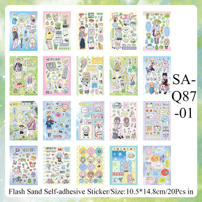 Neon Era Series Sticker Book