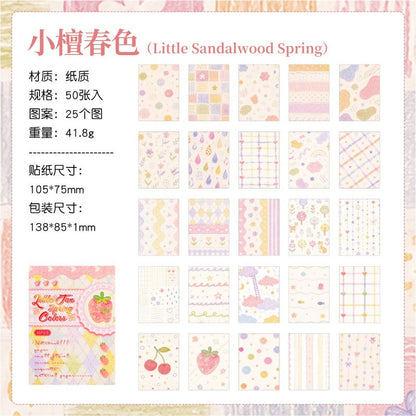 Jian Paper Floral Pattern Material Book