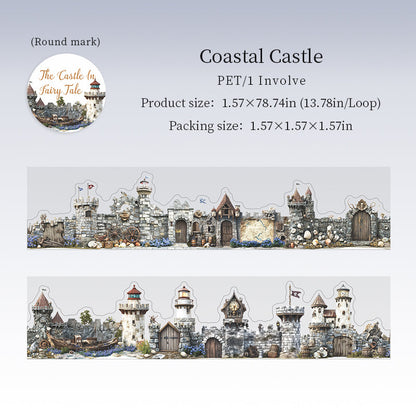 Fairy Tales Castles Series Die Cutting PET Tape