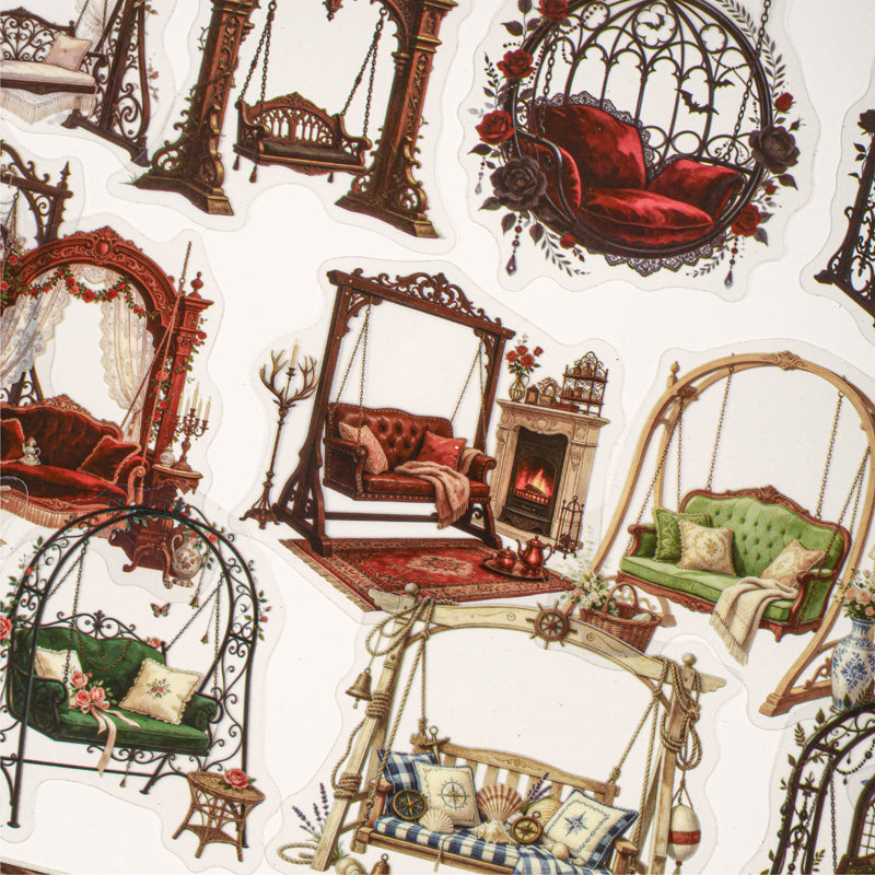 Swing Series Sticker for journaling, scrapbooking and collage