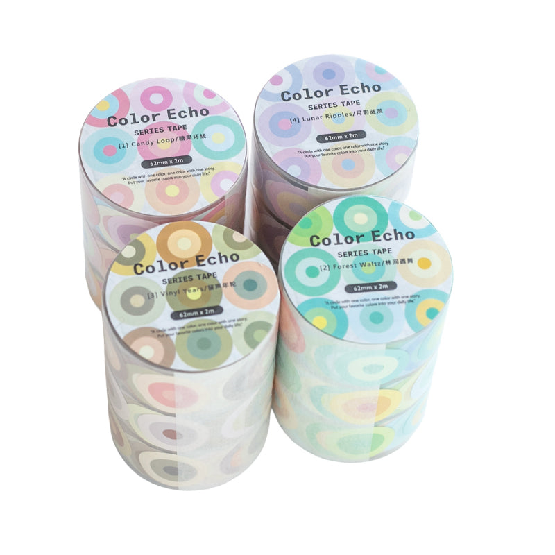 Color Echo Series Die Cutting Synthetic Paper Tape