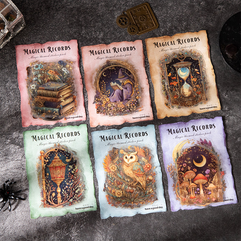 Magic Chronicles Series Sticker for journaling, scrapbooking and collage