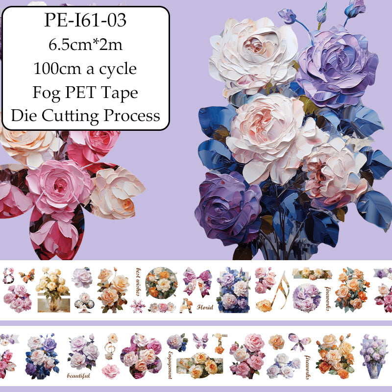 Dream Creation Chapter Die Cutting Fog PET Tape featuring dream designs for journaling, scrapbooking and collage