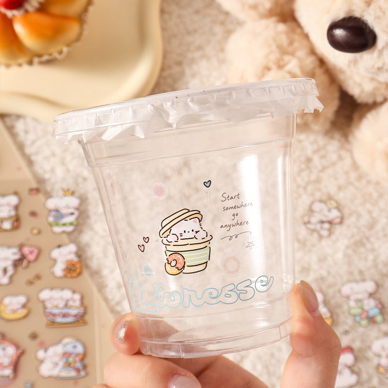 Milk Cute Companion Series Sticker for journaling, scrapbooking and collage