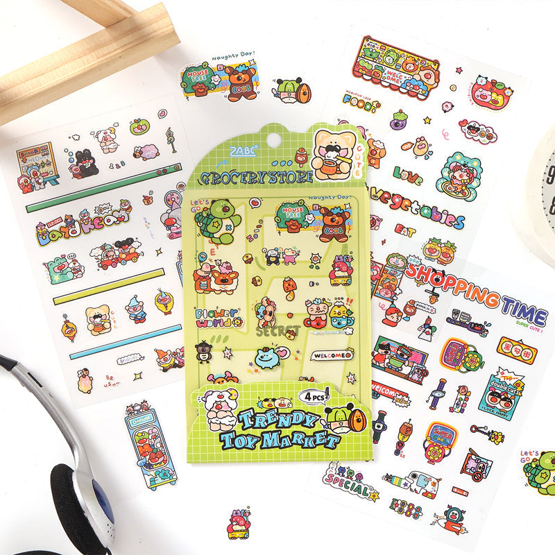 Fantasy World Series Sticker featuring fantasy designs for journaling, scrapbooking and collage