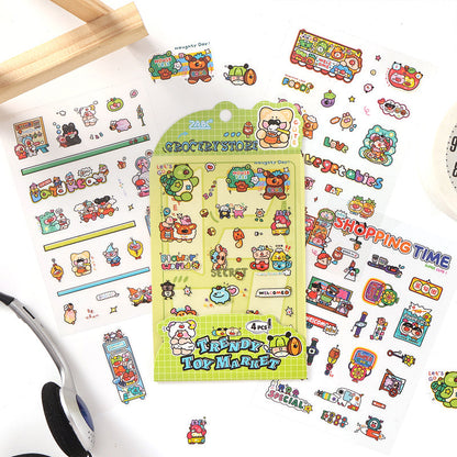 Fantasy World Series Sticker featuring fantasy designs for journaling, scrapbooking and collage