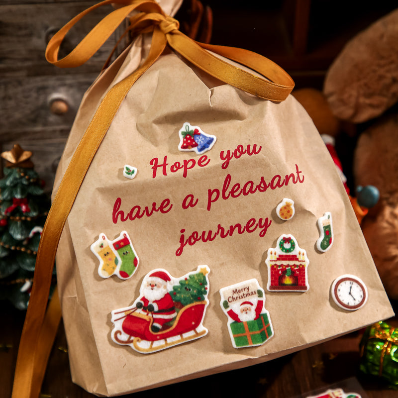 Warm Winter Christmas Story Series Sticker for journaling, scrapbooking and collage