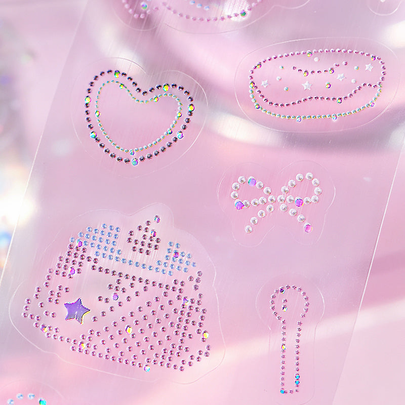 Diamond Declaration Series Laser Light Die Cutting PET Tape