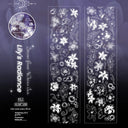Silver Frost Black Ink Series Die Cutting PET Tape