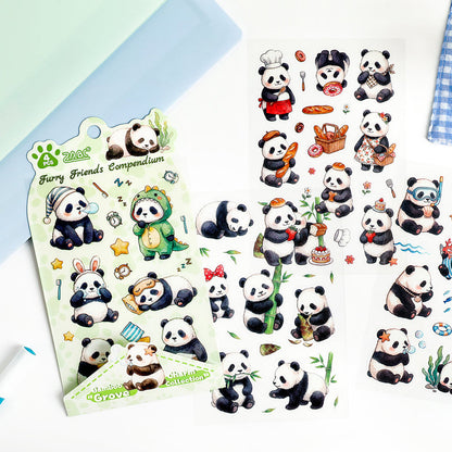 Pet Friends Series Sticker for journaling, scrapbooking and collage