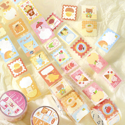 Forest Sweet Fruit House Series Die Cutting Washi Tape featuring forest, sweet, and house designs for journaling, scrapbooking and collage