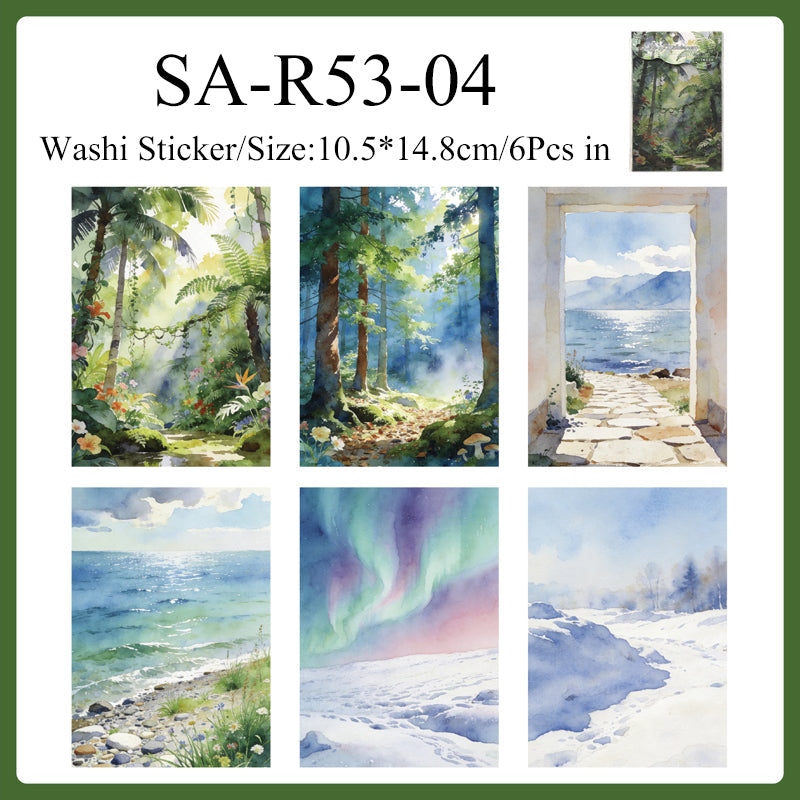 Warm Waves Rising Series Sticker