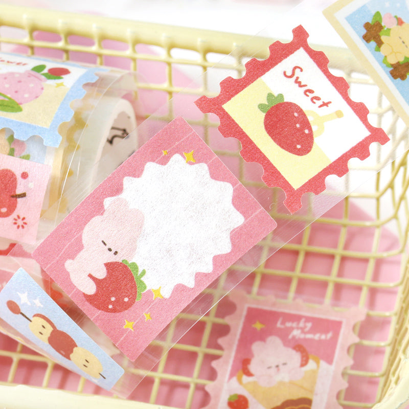 Forest Sweet Fruit House Series Die Cutting Washi Tape featuring forest, sweet, and house designs for journaling, scrapbooking and collage