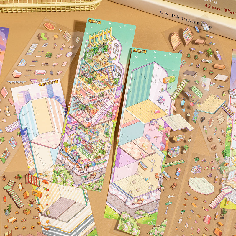 Department Store Series 3D Sticker for journaling, scrapbooking and collage