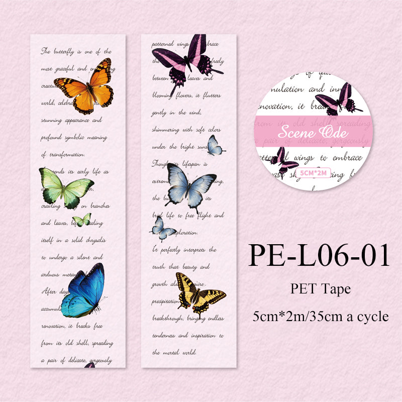 Landscape Poetry Series PET Tape