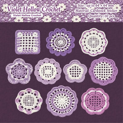 Woven Floral Notes Sticker Pack