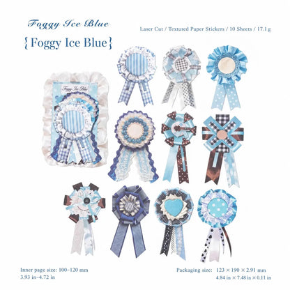 Vintage Ribbon Medal Sticker Pack
