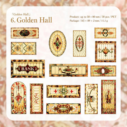Vintage Floral Tile Sticker Pack