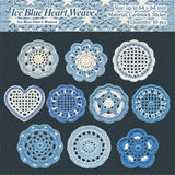 Ice Blue Heart Weave