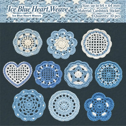 Woven Floral Notes Sticker Pack