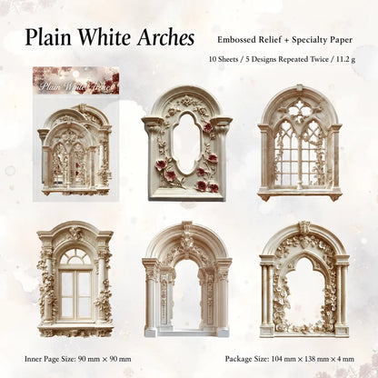 Vintage Floral Window Sticker Pack