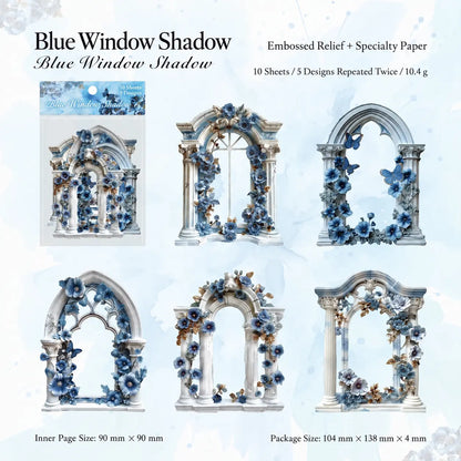 Vintage Floral Window Sticker Pack