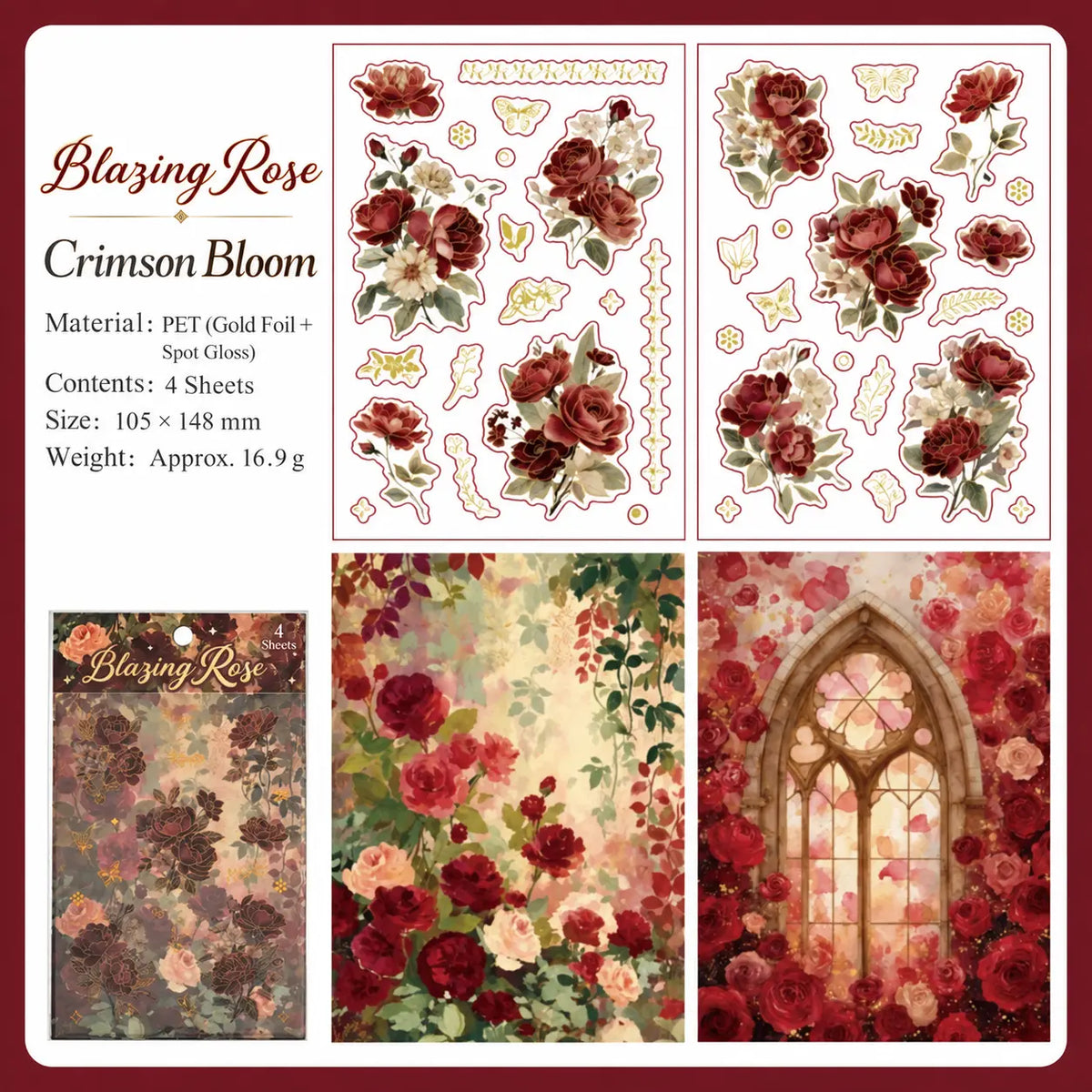 Windowside Flower Collection Sticker Pack