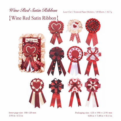 Vintage Ribbon Medal Sticker Pack