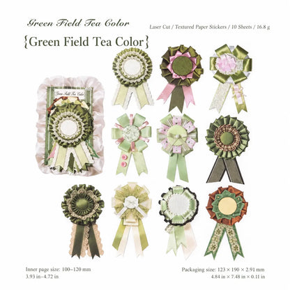 Vintage Ribbon Medal Sticker Pack