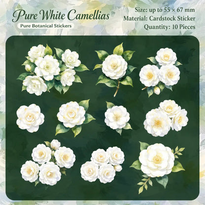 Vintage Floral Notes Sticker Pack