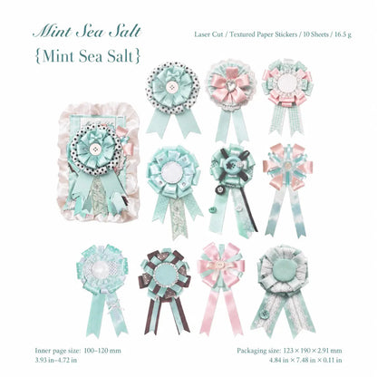 Vintage Ribbon Medal Sticker Pack