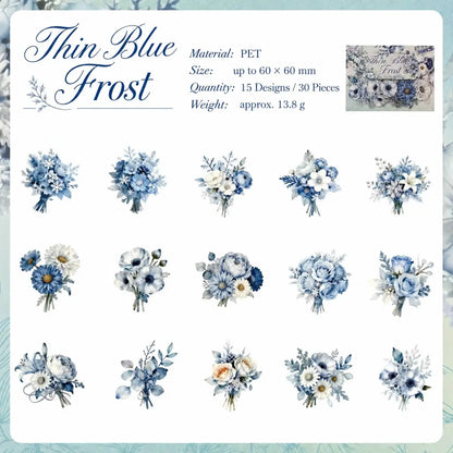 Winter Rose Flutter Sticker Pack