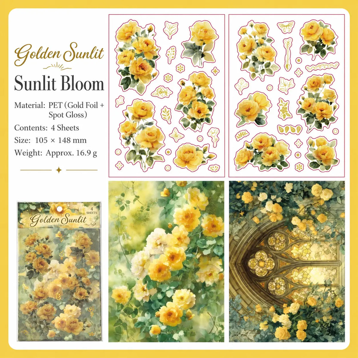 Windowside Flower Collection Sticker Pack