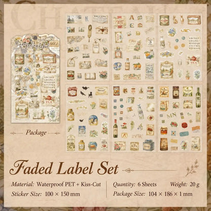 Winter Rose Flutter Sticker Pack