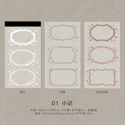 Unfolding Time Material Paper
