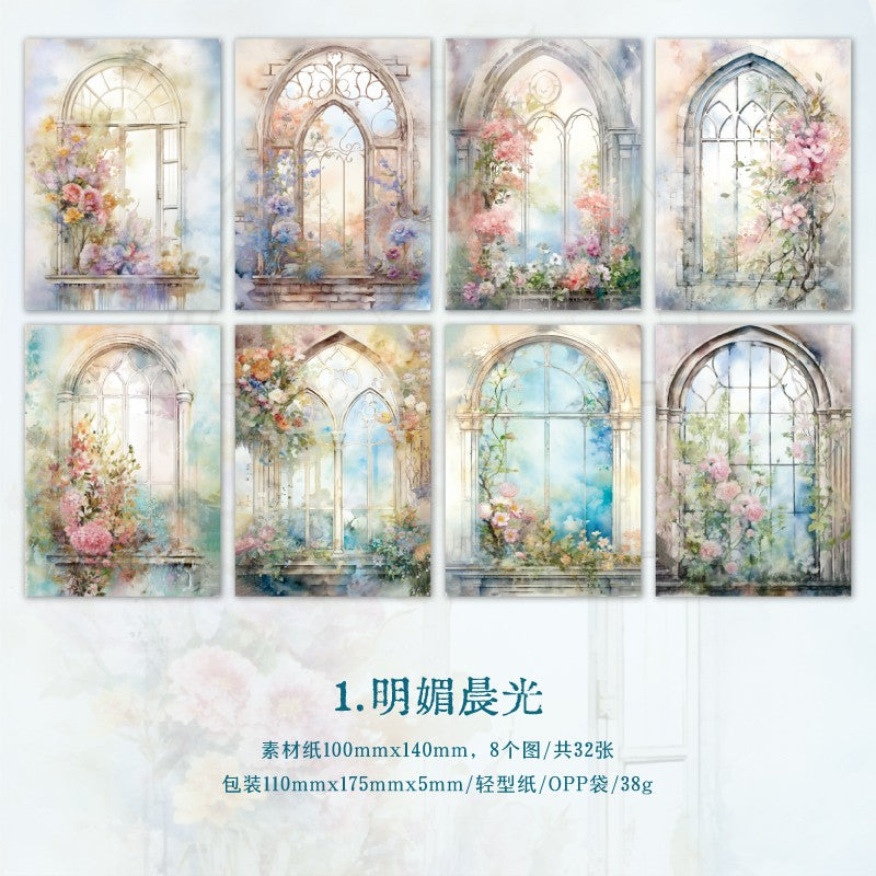 Embrace Of Flowers Material Paper