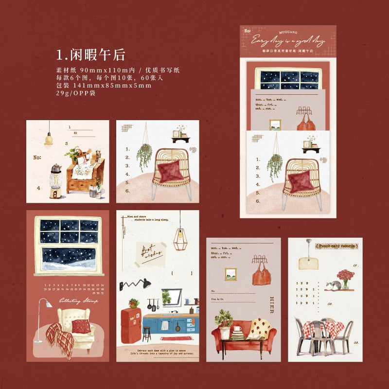 Trivial Daily Moments Material Paper