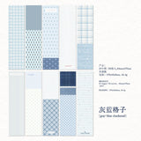 Gray-blue checkered