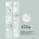 Prelude Poems Series Silver Stamping PET Tape
