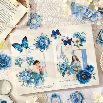 Vintage Floral Sticker Set – 20 Pieces