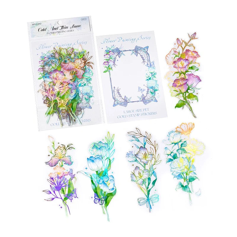 Painted Floral Collection Sticker Pack